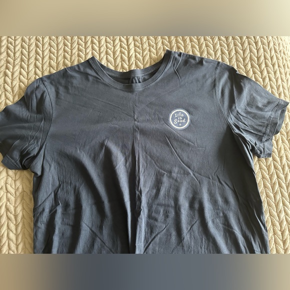 Life Is Good Men's Dark Gray Graphic Tee - smoke show - Picture 1 of 3